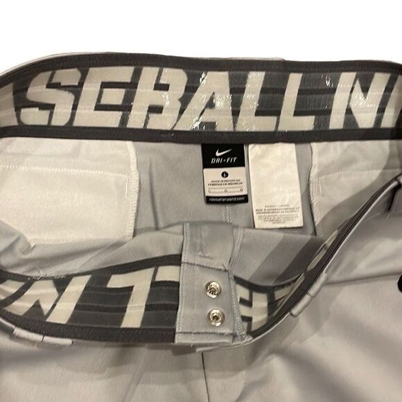 NWOT/EUC Nike Men’s Baseball Pants Gray Size L - Picture 7 of 8